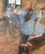 Edgar Degas Ballet class Sweden oil painting artist